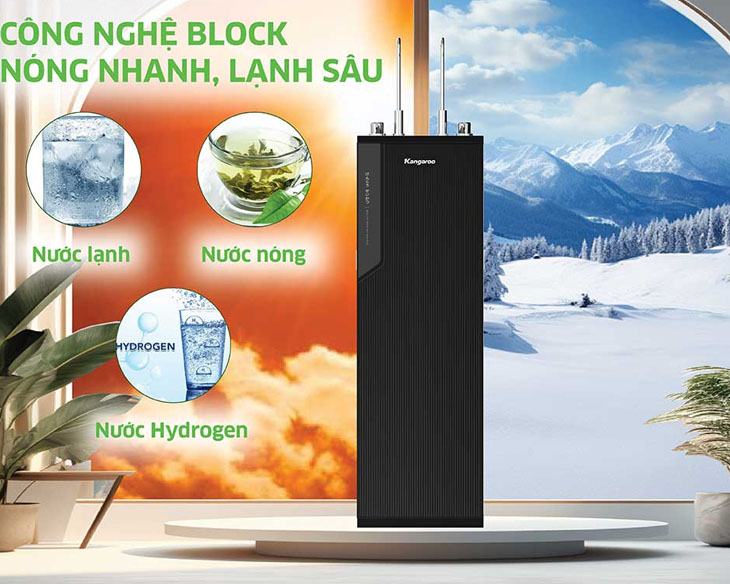 Máy lọc nước nóng lạnh Kangaroo KG10A88