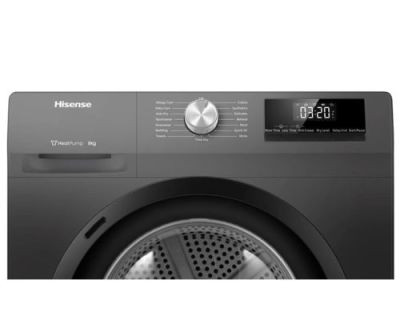 Máy sấy bơm nhiệt Hisense 8 kg DH80N1T