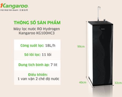 Máy lọc nước Hydrogen Kangaroo KG100HC3