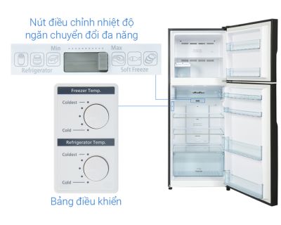 Tủ lạnh Hitachi Inverter 366 lít R-FVX480PGV9(MIR)