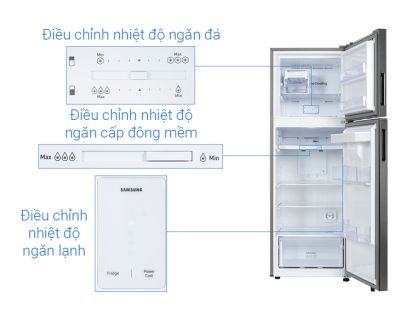 Tủ lạnh Samsung Inverter 345 lít RT35CG5544B1SV